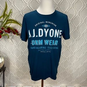 JEAN PASCALE  |  Blue Short Sleeve Logo‎ T-Shirt